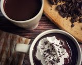 Gambar langkah 3 resipi French Hot Chocolate.