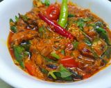 A picture of step 4 of Bhindi Masala.
