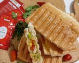 عکس مرحله 11 از دستور پنینی مرغ و سبزیجات