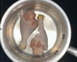 A picture of step 1 of ABC Soup (Chinese Chicken Stew).