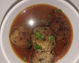 A picture of step 5 of Chicken kofta curry.