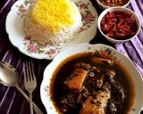 عکس مرحله 4 از دستور خورش ریواس با مرغ