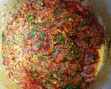 A picture of step 4 of Semo-masa with quick and easy miyan taushe.