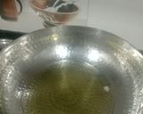 A picture of step 1 of Aloo meethi.