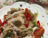 泰式涼拌鮮菇花枝的食譜步驟5照片