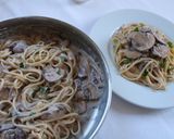Foto do passo 7 de Linguine com molho de cogumelos e vinho do porto