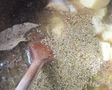 Póréhagymás-baconös leves recept fázis 3 fotója