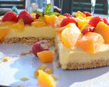 Foto del paso 5 de la receta: Tarta helada de melocotón y mascarpone
