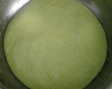 Foto langkah ke 4 dari resep Pandan Biji Wijen Hitam Sourdough Bread.