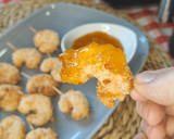 Foto del paso 10 de la receta: Gambas fritas con coco y chutney de melocotón en AirFryer Ninja