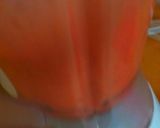 A picture of step 2 of Tangerine and Guava fiesta with crunchy chia seeds.