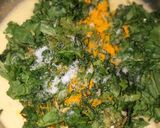 A picture of step 1 of Moong palak chilla.