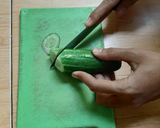 Foto langkah ke 1 dari resep Kimchi Mentimun.