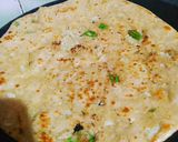A picture of step 4 of Cauliflower Parathas.