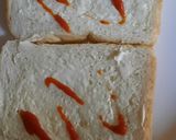 A picture of step 2 of Shami kabab sandwich.