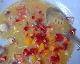 Foto langkah ke 2 dari resep Menu Sarapan Diet: Telur Tahu Paprika.