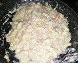 Foto langkah ke 6 dari resep Macaroni with Carbonara Carrot Creamy Sauce (Makaroni saus wortel carbonara).