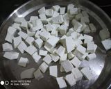 A picture of step 3 of Shahi paneer.