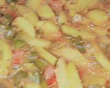 शिमला मिर्च आलू की सब्जी(SHIMLA MIRCH ALOO KI SABZI RECIPE IN HINDI) रेसिपी चरण 3 फोटो