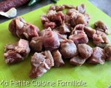 Une image de l'étape 1 de Filet mignon de porc au chorizo et aux pommes de terre.