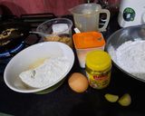 Foto langkah ke 1 dari resep Pempek Dos Ekonomis - Pempek tanpa Ikan (ala Abang2).