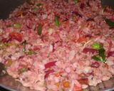 A picture of step 4 of Red Poha Upma.