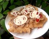 Hình bước làm 2 của món Xôi chiên mạng nhện