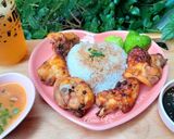Hình bước làm 3 của món Gà nướng mắm nhĩ