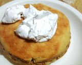 A picture of step 7 of Pound Cake with White frosting😍.