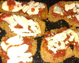 Foto del paso 8 de la receta: Milanesas de matambritos de cerdo a la napolitana, con puré de zapallo y papa 🤤✨