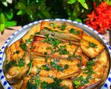 Hình bước làm 4 của món Cà Tím Chiên Sốt Dầu Hành (Món Chay)