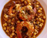 Foto del paso 7 de la receta: Garbanzos estofados con gambas