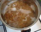 A picture of step 1 of Babys cream cheese pasta.
