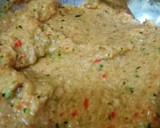 Foto del paso 7 de la receta: Canelón de bacalao desalado, con verduras y bechamel de mejillón