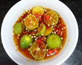 Hình bước làm 4 của món Gỏi khô mực trộn cóc