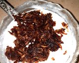 A picture of step 4 of Mutton Qorma.
