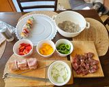 Foto del paso 3 de la receta: Brochetas mar y tierra