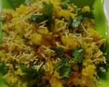 A picture of step 6 of Veg Poha.