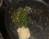 A picture of step 2 of Sauté Spinach and Calamari.