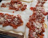 Foto del paso 10 de la receta: Lasagna de carne, jamón, queso y espinaca