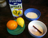 Foto del paso 1 de la receta: Arroz con leche sin lactosa, fruta y hierba de trigo