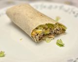 A picture of step 3 of Big Mac Wraps.