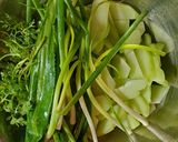 Hình bước làm 1 của món Su su xào thịt bò, vó bò