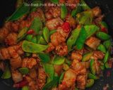 รูปขั้นตอนการทำที่ 6 ของ หมูสามชั้นผัดกะปิสะตอ