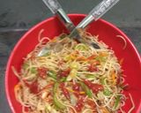 A picture of step 4 of Veg Chowmein.