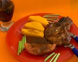 Foto del paso 12 de la receta: Mi carré de cerdo con salsa agridulce de granadina