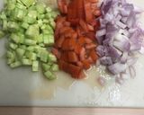 Foto del paso 3 de la receta 87. Ensalada fusilli de lentejas rojas y tofu (principal pasta)