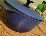 A picture of step 1 of Alfredo pasta.