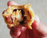 Foto langkah ke 8 dari resep Bolen Pisang Keju Coklat Mudah Tanpa Korsvet.