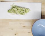 A picture of step 3 of Zucchini fritters with yogurt sauce.